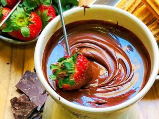 Chocolate Fondue Party Favorite - Featured Image